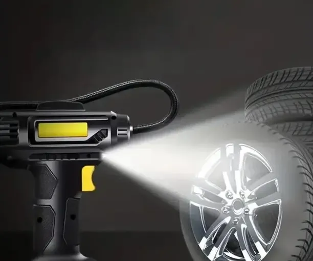 Компресор автомобільний акумуляторний 10бар, 18л/хв, CP-1016 / Портативний компресор / Насос для авто