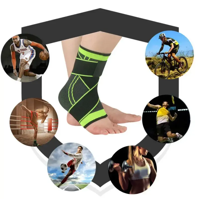 Бандаж на гомілковостоп Supretto спортивний універсальний