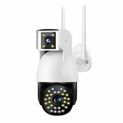 Бездротова Камера DUAL CAMERA P12 WIFI IP 360/90 V380PRO 3+3.0mp Поворотна вулиця з датчиком руху