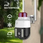 Бездротова вулична камера WiFi PTZ Verto VRT-C262 FHD 4mp поворотна з сигналізацією