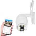 Бездротова WiFi камера відеоспостереження вулична поворотна PTZ WiFi Outdoor Camera CF26 HD1080P 2MP 4мм+12мм
