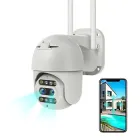 Бездротова WiFi камера відеоспостереження вулична поворотна PTZ WiFi Outdoor Camera CF26 HD1080P 2MP 4мм+12мм