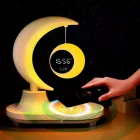 Бездротова зарядка для телефону/нічник-лампа/динамік-колонка-блютуз (Місяць) TB-35SLIWBT 22SHTSWKT