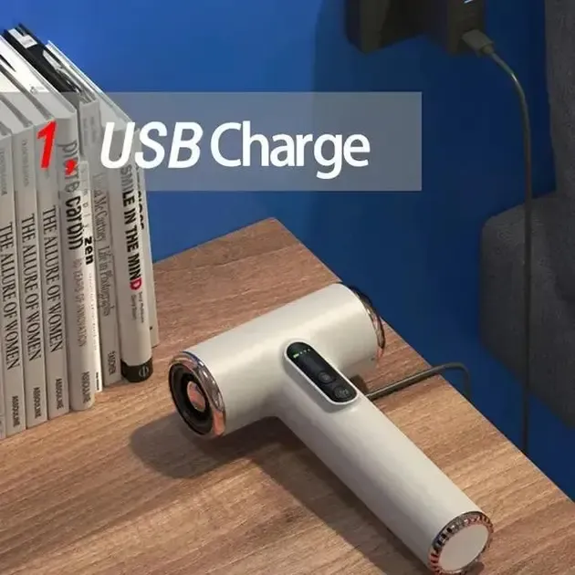 Бездротовий фен для волосся з акумуляторною батареєю 200W з трьома режимами роботи, з холодним/теплим повітрям