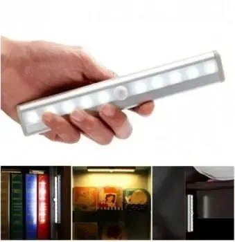 Бездротовий світлодіодний світильник Motion Brite на батарейках із датчиком руху