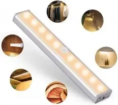 Бездротовий світлодіодний світильник Motion Brite на батарейках із датчиком руху