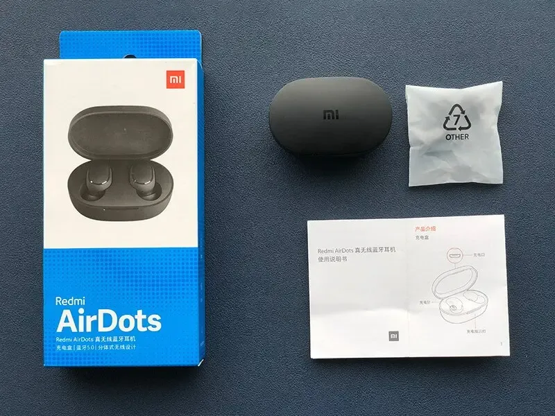 Бездротові Bluetooth навушники Xiaomi Redmi AirDots s 2 Headset бездротові Чорні
