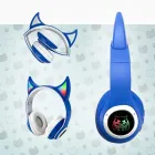 Бездротові дитячі Навушники з Вушками з підсвічуванням з MicroSD Ear STN-25 Bluetooth