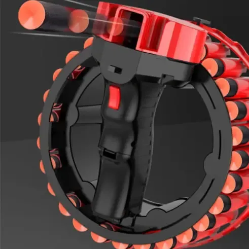 Бластер-кулемет GROWLER Іграшковий Автоматичний На акумуляторі З 28 м'якими кулями-присосками