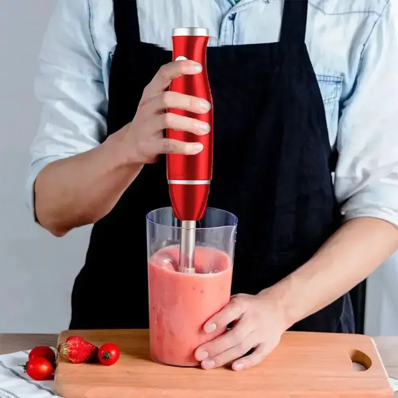 Блендер занурювальний 3в1, 450Вт, TEXET THB-05 / Ручний блендер подрібнювач / Кухонний блендер / Блендер міксер