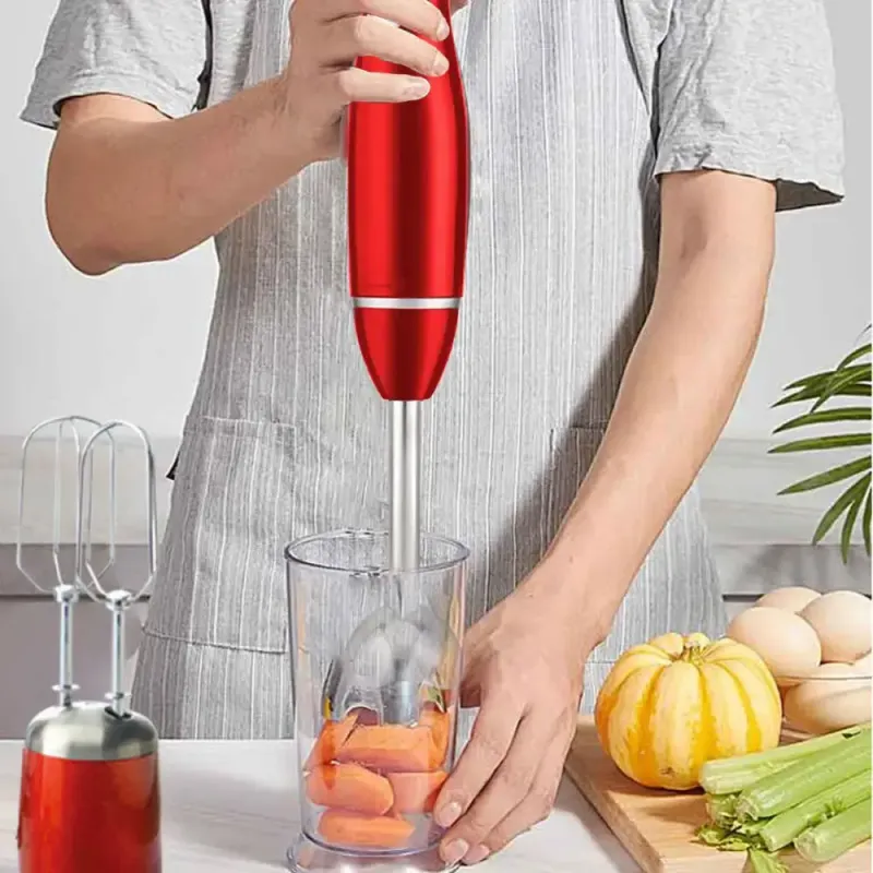 Блендер занурювальний 3в1, 450Вт, TEXET THB-05 / Ручний блендер подрібнювач / Кухонний блендер / Блендер міксер