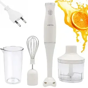 Блендер занурювальний 4в1, 450Вт, VENTO VHB-07 / Блендер подрібнювач / Ручний блендер / Кухонний міксер блендер