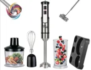 Блендер занурювальний домашній кухонний 6в1 Zepline ZP-117 1500Вт блендер, подрібнювач, міксер