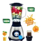 Блендер стаціонарний Haeger HG-288, блендер подрібнювач із кавомолкою, з чашею 1.5 л, три швидкості, 850 Вт