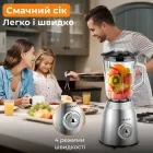 Блендер подрібнювач стаціонарний Sokany SK-186 портативний блендер із чашею 1,5л