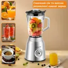 Блендер подрібнювач стаціонарний Sokany SK-186 портативний блендер із чашею 1,5л