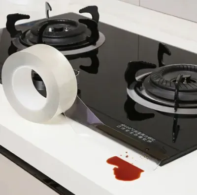 Бордюрна стрічка для ванної та кухні самоклеюча водонепроникна 8 м