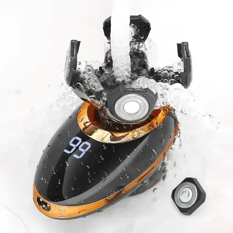 Бритва 5 в 1 VGR V-316 Водонипроницаемая Акумуляторна З LED дисплеєм