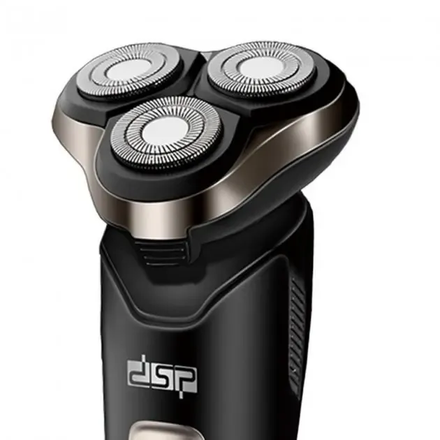 Бритва Електрична на 3 плаваючі головки DSP 60017 Роторна Електробритва чоловіча для вологого та сухого гоління