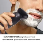 Бритва Електрична на 3 плаваючі головки DSP 60017 Роторна Електробритва чоловіча для вологого та сухого гоління