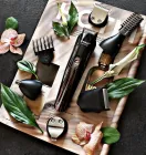 Бритва, триммер, машинка для стрижки волосся Kemei KM-600 тримвер з підставкою.