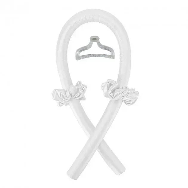 Бігуді М'які, Палка Керлик для завивки волосся, м'яка стрічка бігуді, обідок для кучерів, керлик Bounce білі