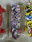 Пенні борд скейтборд Penny Board Fish Skateboards 22" ABEC-7 з колесами, що світяться