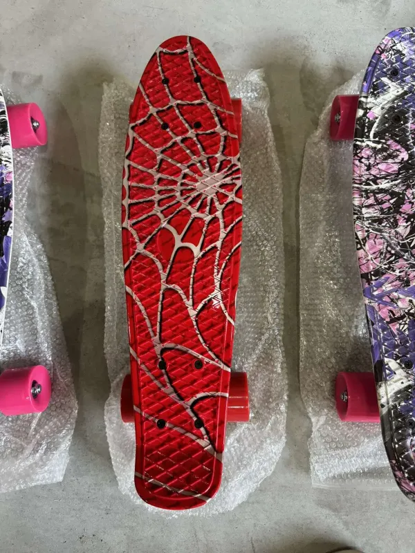 Пенні борд скейтборд Penny Board Fish Skateboards 22" ABEC-7 з колесами, що світяться