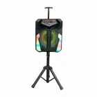 Портативна колонка валіза Kimiso QS-1214 12 inch з мікрофоном та світломузикою, 900 Вт