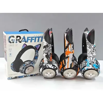 Навушники накладні бездротові AKZ-37 з LED