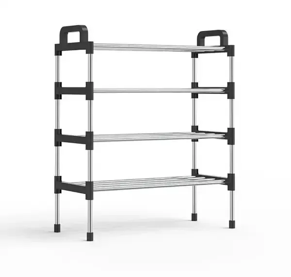 Полиця для взуття метал 4 секції Shoe rack