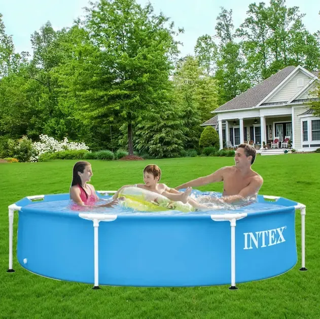 Дитячий надувний ігровий центр Пончик 48476 Intex 127х61 см