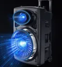 Портативна колонка Su-Kam BT 150D + 2 мікрофони 12v\220v