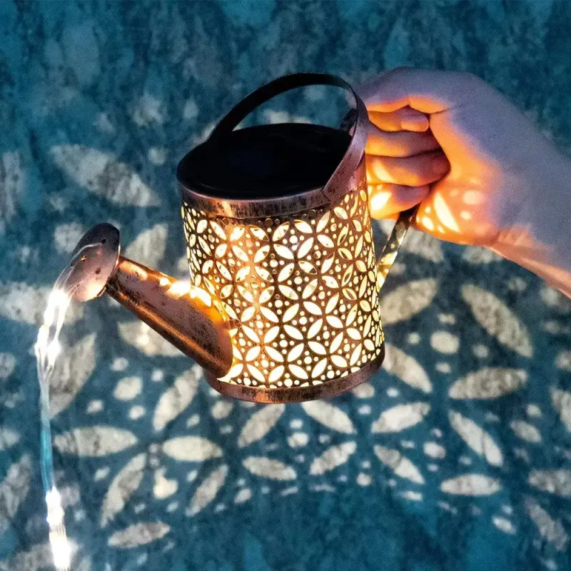 Садовий світильник на сонячній батареї "Лійка" 80см, Fairy lamp / Декоративний LED ліхтар для саду