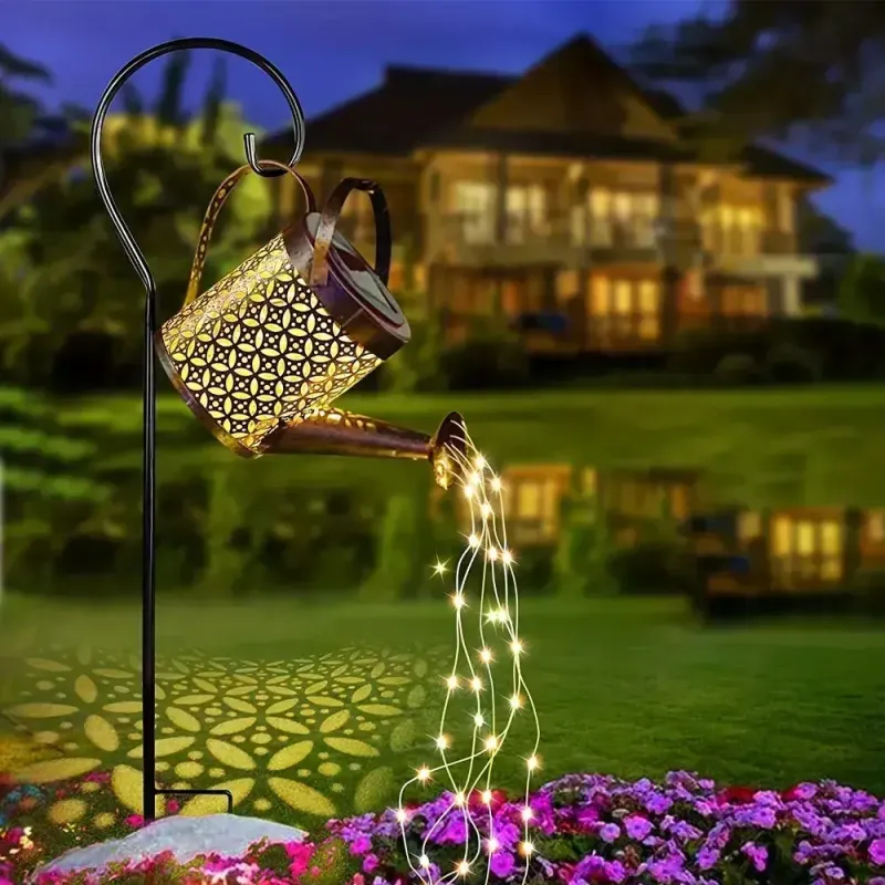 Садовий світильник на сонячній батареї "Лійка" 80см, Fairy lamp / Декоративний LED ліхтар для саду