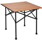 Стіл квадратний STD-07 складаний у чохлі, метал+пластик Д530*Ш510*В500мм коричневий