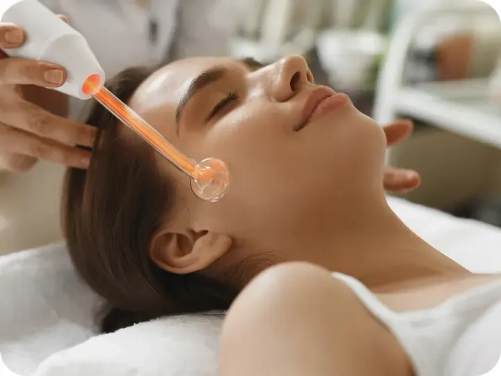 Дарсонваль для догляду за волоссям, шкірою обличчя та тіла в домашніх умовах, косметологічний апарат