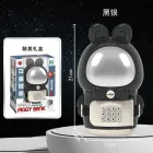 Дитяча електронна Скарбничка Сейф Космонавт із кодовим замком Little Space Rabbit Piggy Bank