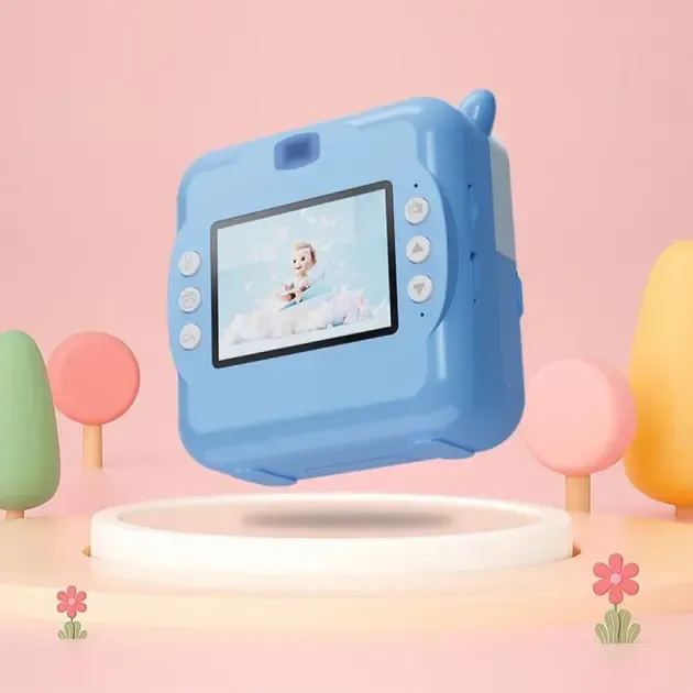 Дитяча фотокамера D2 з передньою камерою, функцією друку, підтримкою картки пам'яті та MP3