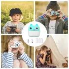 Дитяча камера миттєвого друку з термопринтером/Цифрова фотокамера/Дитячий термопринтер з камерою та іграми