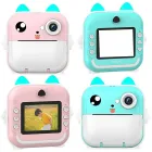 Дитяча камера миттєвого друку з термопринтером/Цифрова фотокамера/Дитячий термопринтер з камерою та іграми