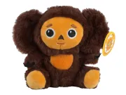 Дитяча м'яка іграшка Чебурашка 25 см плюшева подушка обіймашка з великими очима та вухами Kawaii baby kids