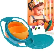 Дитяча тарілка-непроливайка "Universal Gyro Bowl", тарілка непроливайка неваляшка, посуд для дітей