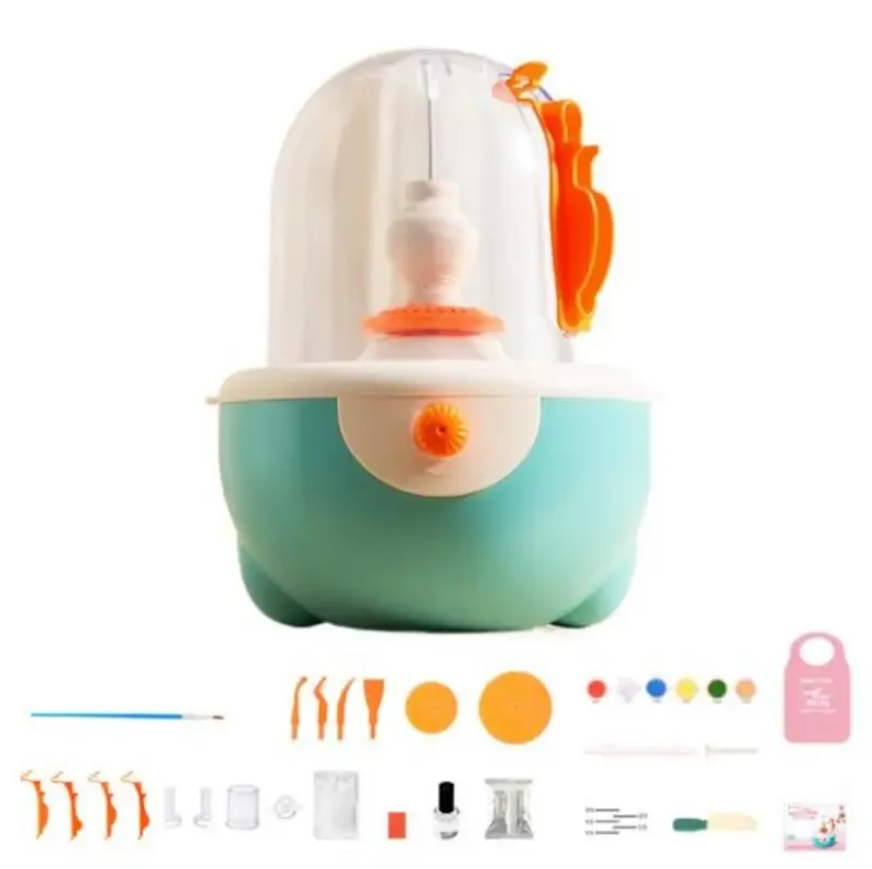 Дитяча іграшка для гончарного мистецтва / Електрична іграшка для ліплення глини своїми руками / Гончарна іграшка, що розвиває