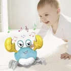 Дитяча інтерактивна іграшка Краб, що танцює, зі звуковими та світловими ефектами