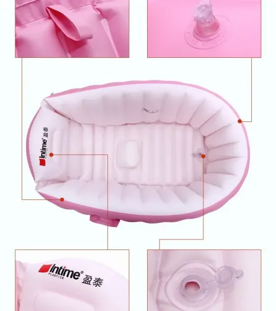Дитяча Надувна ванна з насосом Intime Baby Bath Tub