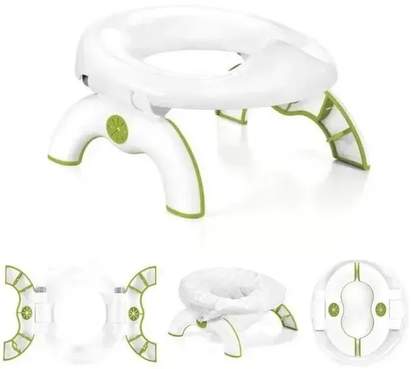 Дитячий дорожній горщик-туалет трансформер Go Potty 2в1