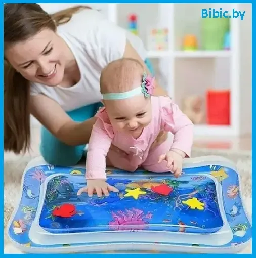 Дитячий надувний, водний, килимок, що розвиває, 66*50 см.