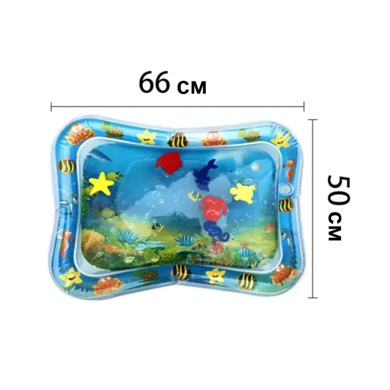Дитячий надувний, водний, килимок, що розвиває, 66*50 см.