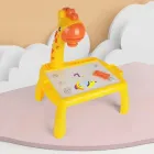 Жовтий Дитячий стіл проектор для малювання з підсвічуванням Projector Painting 24 Деталі